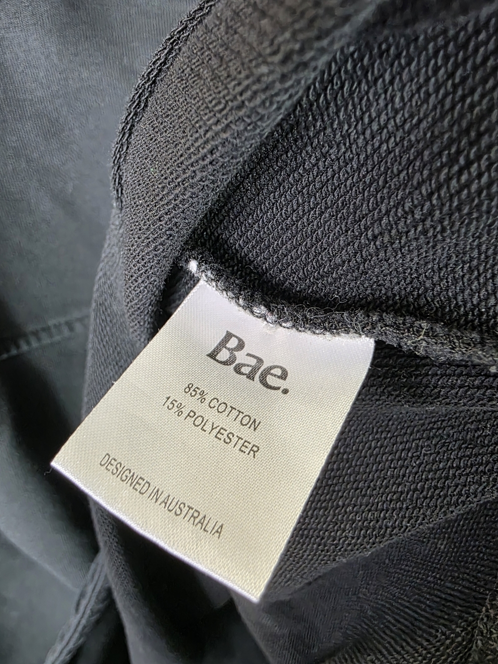 Bae. Run With Me Hoodie maternity & nursing hoodie in black - Picture 6 of 11